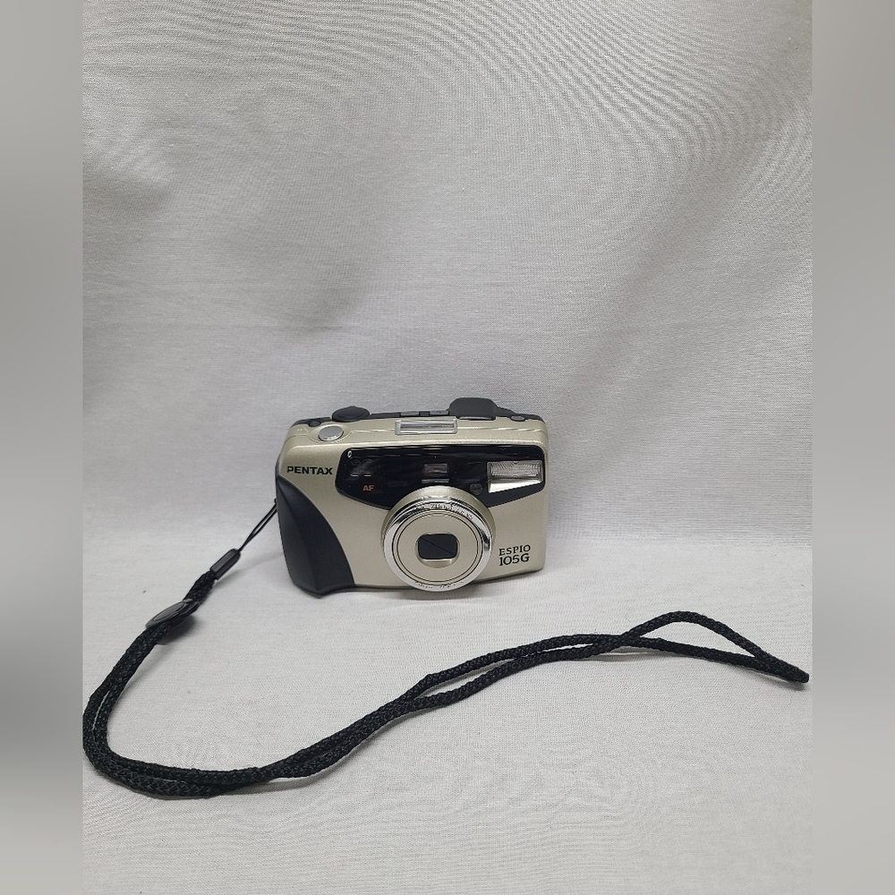 Pentax Espio 105 G Gold Point & Shoot 35mm Film Camera